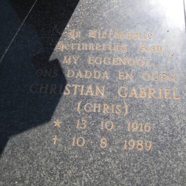 TREURNICHT Christian Gabriel 1916-1989