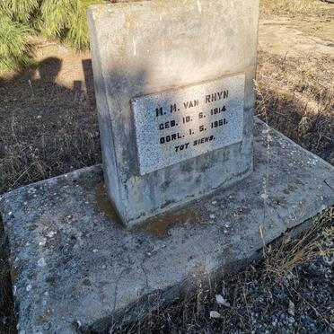 RHYN M.M., van 1914-1951