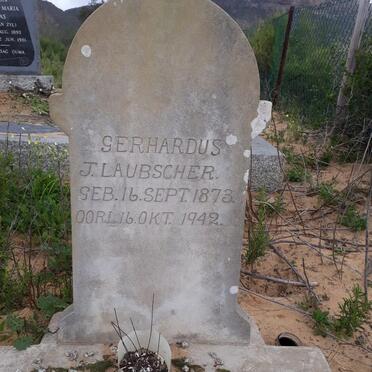 LAUBSCHER Gerhardus J. 1873-1942