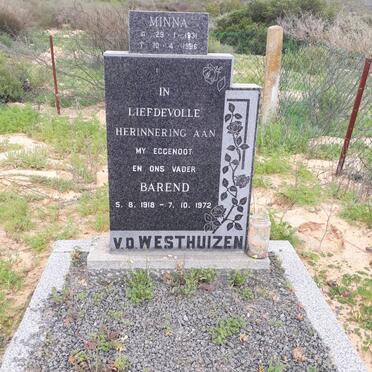 WESTHUIZEN Barend, v.d. 1918-1972 :: V.D. WESTHUIZEN Minna 1931-1996