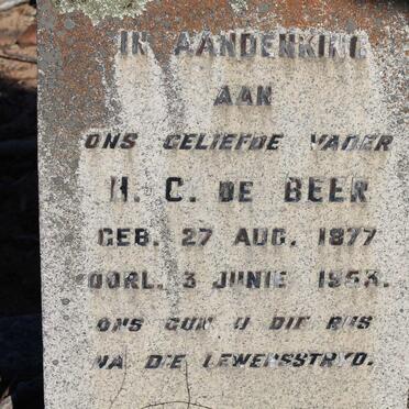 BEER H.C., de 1877-1953