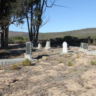 Western Cape, CLANWILLIAM district, Aan de Klipheuvel 235, Aan het Berg, farm cemetery