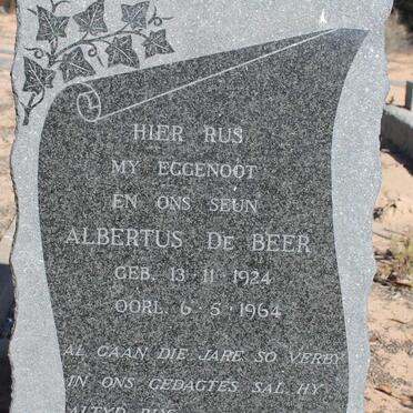 BEER Albertus, de 1924-1964