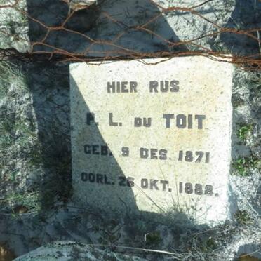 TOIT P.L., du 1871-1888