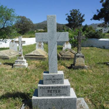 PETER William MacGregor 1928-2003