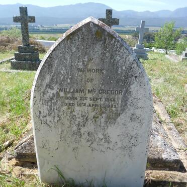 McGREGOR William 1844-1883