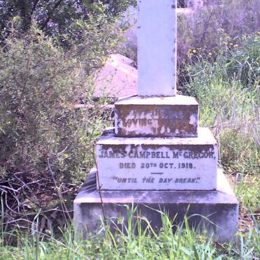McGREGOR James Campbell -1918