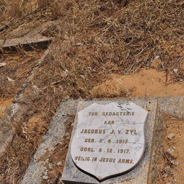 ZYL Jacobus J., van 1917-1917