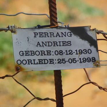 PERRANG Andries 1930-1998