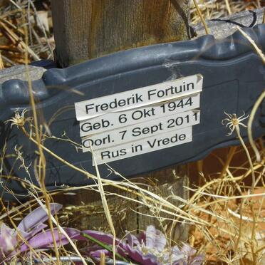 FORTUIN Frederik 1944-2011