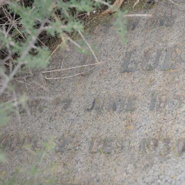 LUBBE Willem Petrus Burger 1876-1930