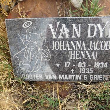 DYK Johanna Jacoba, van 1934-1935