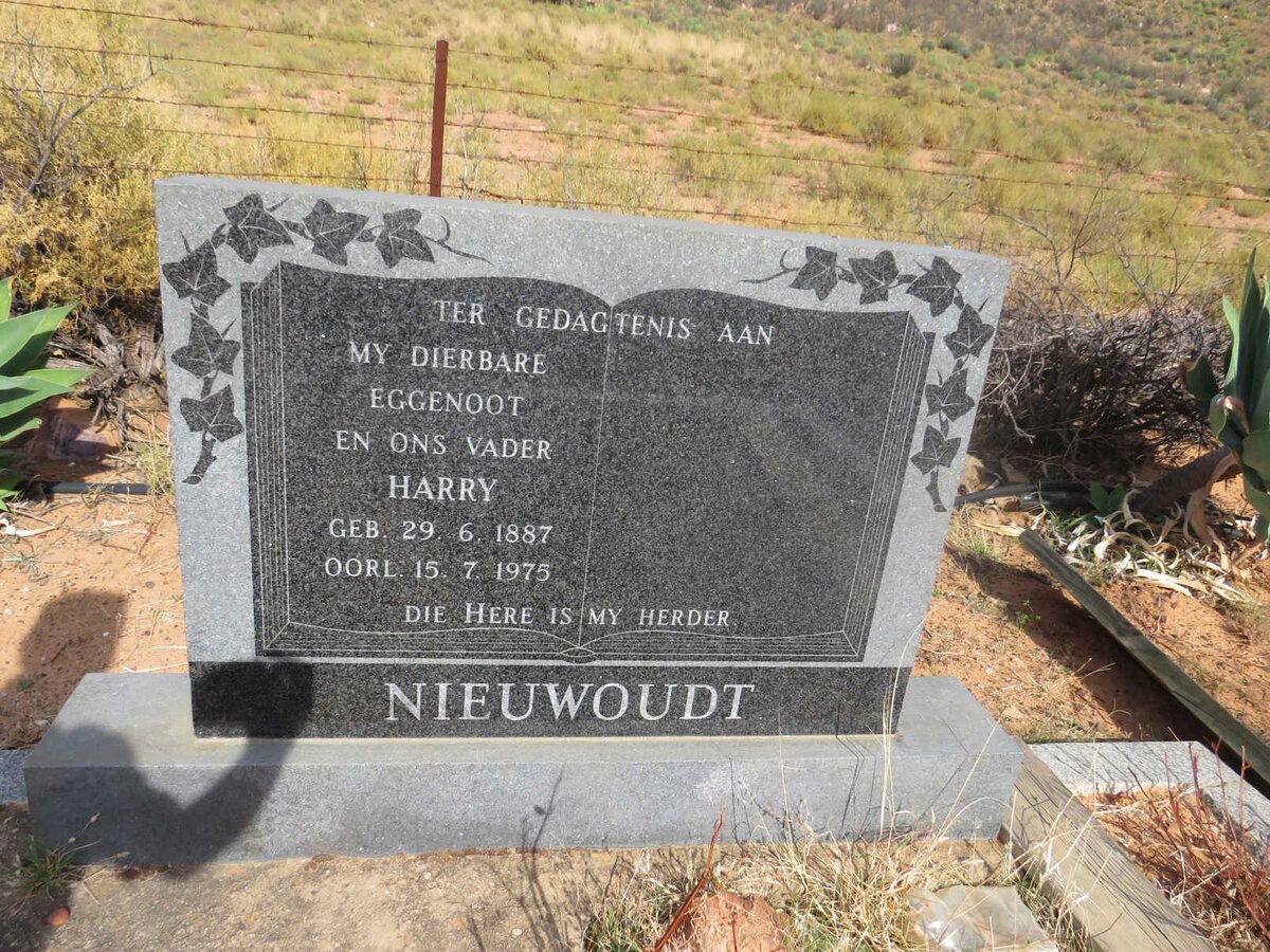 NIEUWOUDT Harry 1887-1975