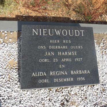 NIEUWOUDT Jan Harmse -1927 & Alida Regina Barbara -1936