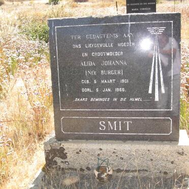 SMIT Alida Johanna nee BURGER 1901-1966