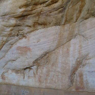 3. Bushman/San drawings at the gravesite of C. Louis LEIPOLDT, Clanwilliam