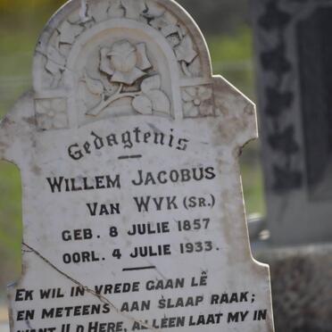 WYK Willem Jacobus, van 1857-1933
