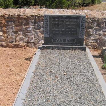 ZYL Petronella Albertina, van formerly BURGER nee VAN WYK  1890-193?