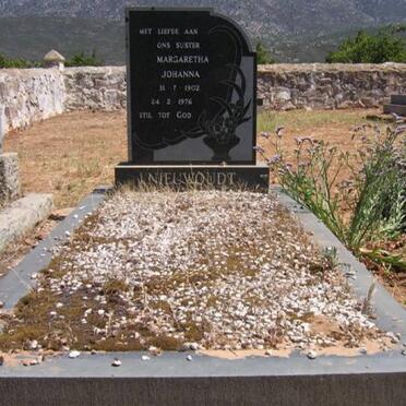 NIEUWOUDT Margaretha Johanna 1902-1976