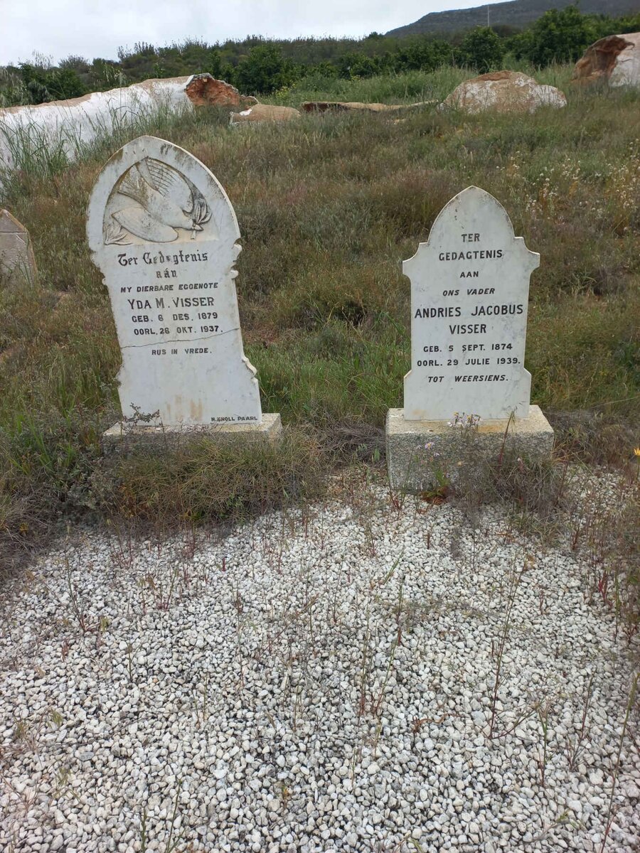 VISSER Andries Jacobus 1874-1939 & Yda M. 1879-1937