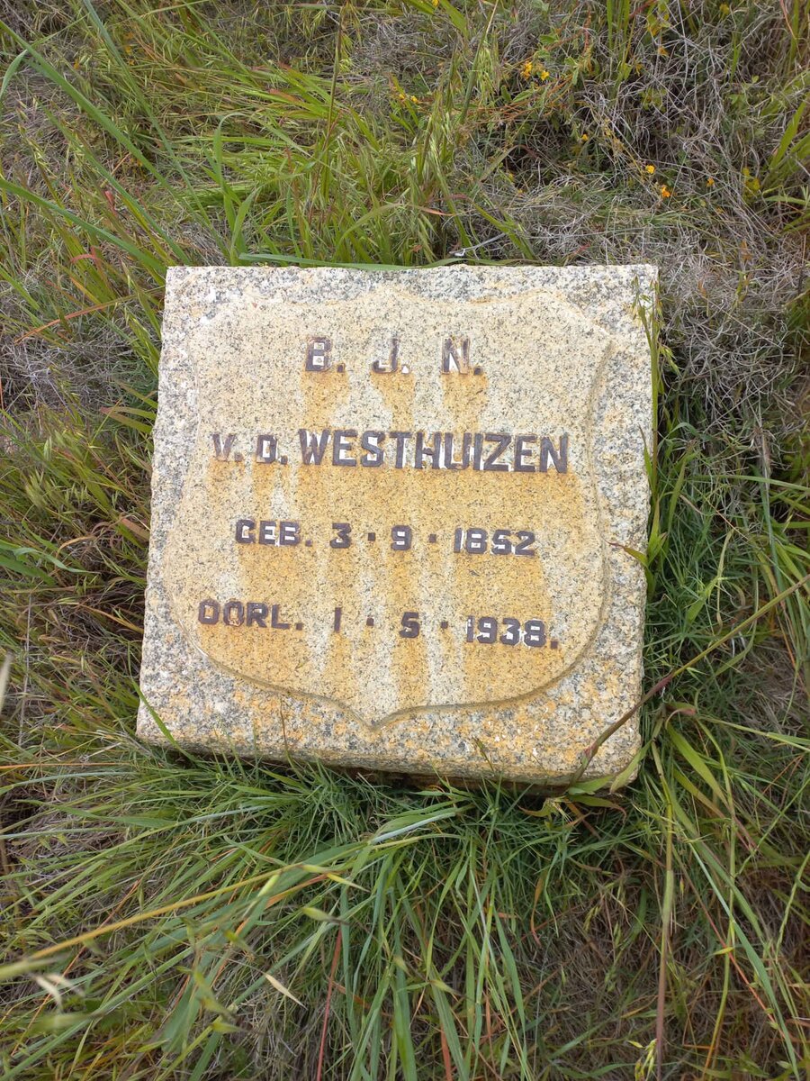 WESTHUIZEN B.J.N., v.d. 1852-1938