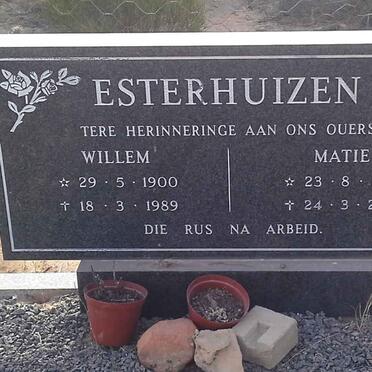 ESTERHUIZEN Willem 1900-1989 &amp; Matie 1912-2009