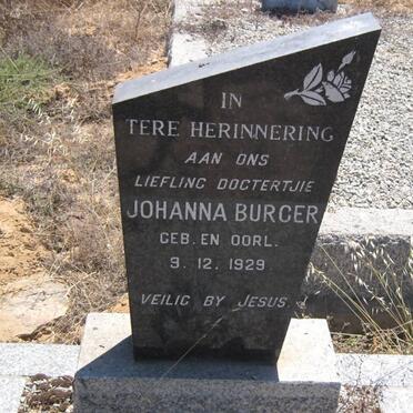 BURGER Johanna 1929-1929