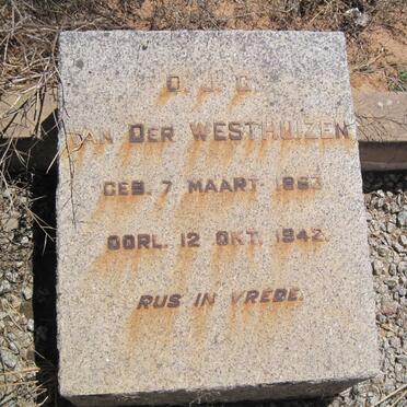 WESTHUIZEN D.J.G., van der 1863-1942