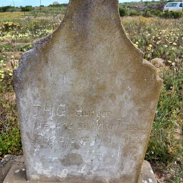 BURGER J.H.G 1884-1942