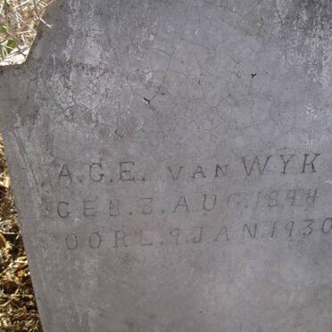 WYK A.G.E., van 1894-1930