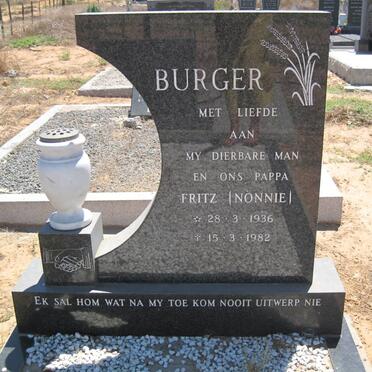 BURGER Fritz 1936-1982