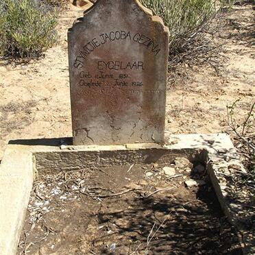 EYGELAAR Styntjie Jacoba Gezina 1851-1926