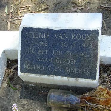 ROOY Stienie, van 1912-1973