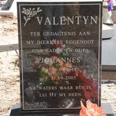 VALENTYN Johannes 1934-2005