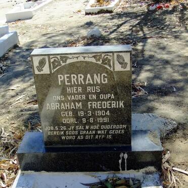 PERRANG Abraham Frederik 1904-1991
