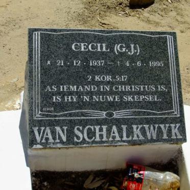 SCHALKWYK G.J., van 1937-1995