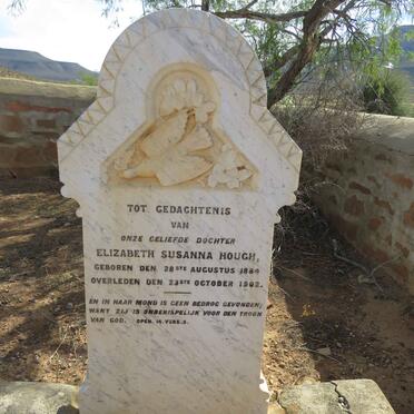 HOUGH Elizabeth Susanna 1884-1902