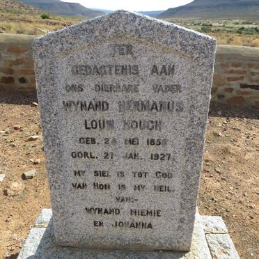 HOUGH Wynand Hermanus Louw 1855-1927