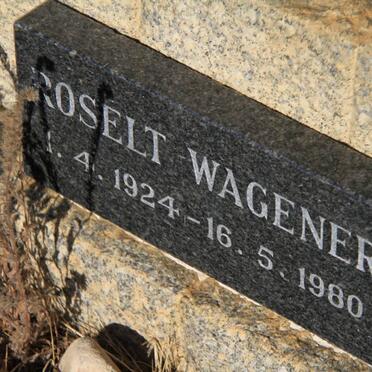 WAGENER Roselt 1924-1980
