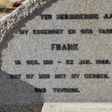 WAGENER Frank 1911-1969