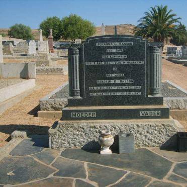 BASSON Hendrik D. 1864-1947 &amp; Johanna C. SMIT 1865-1940