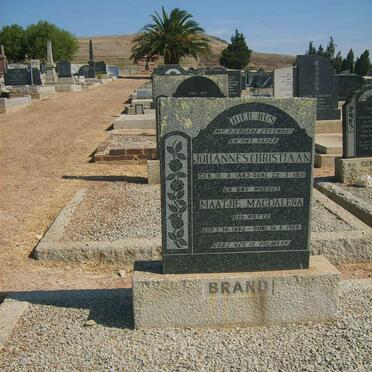 BRAND Johannes Christiaan 1883-1951 &amp; Maatjie Magdalena KOTZE 1882-1952