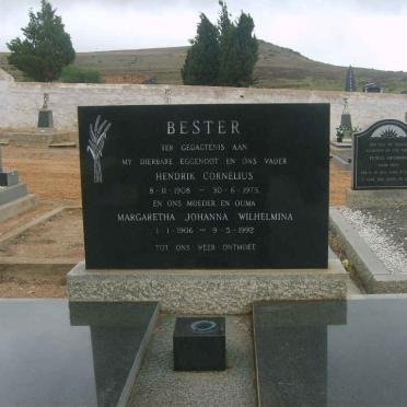 BESTER Hendrik Cornelius 1908-1975 &amp; Margaretha Johanna Wilhelmina 1906-1992