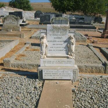 BURGH Hendrik Mauritz, van der 18??-1932 &amp; Susanna Wilhelmina BASSON 1893-1928