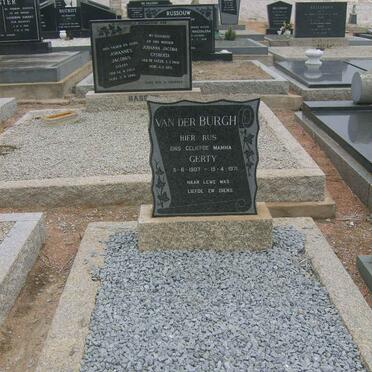 BURGH Gerty, van den 1907-1971