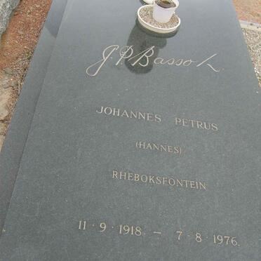 BASSON Johannes Petrus 1918-1976