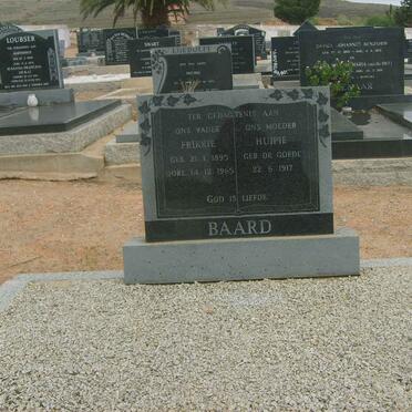 BAARD Christiaan 1874-1933 :: BAARD Wynand 1882-1934 