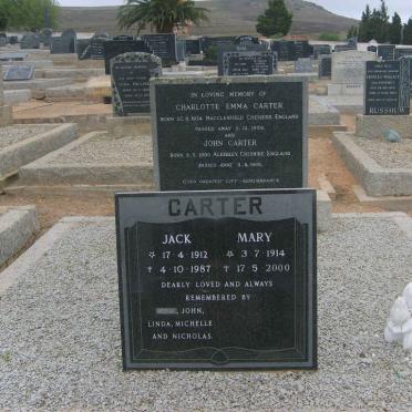 CARTER Jack 1912-1987 &amp; Mary 1914-2000