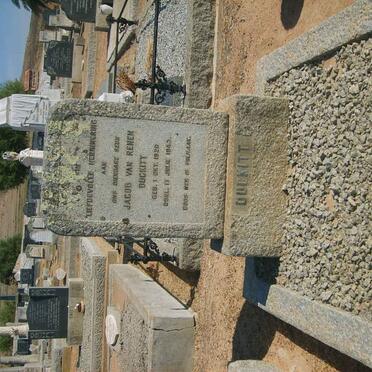 DUCKITT Jacob Van Renen 1920-1943