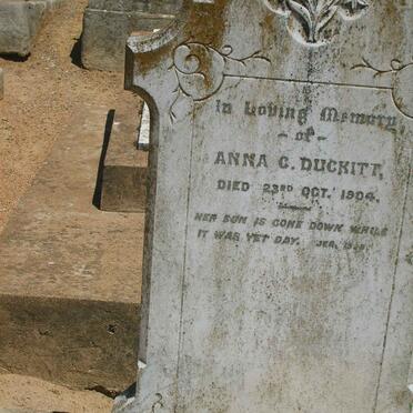 DUCKITT Anna C. -1904